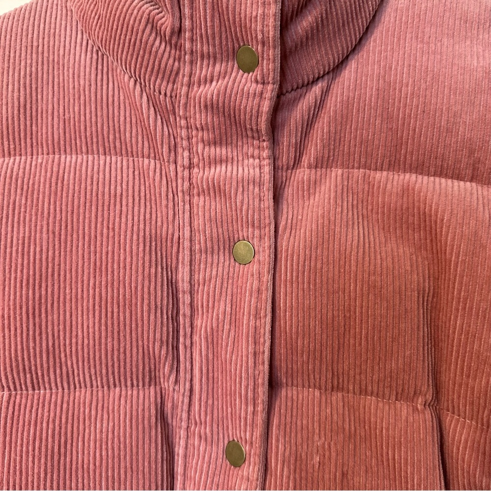 Marine Layer Pink Corduroy Puffer Jacket - Picture 2 of 5